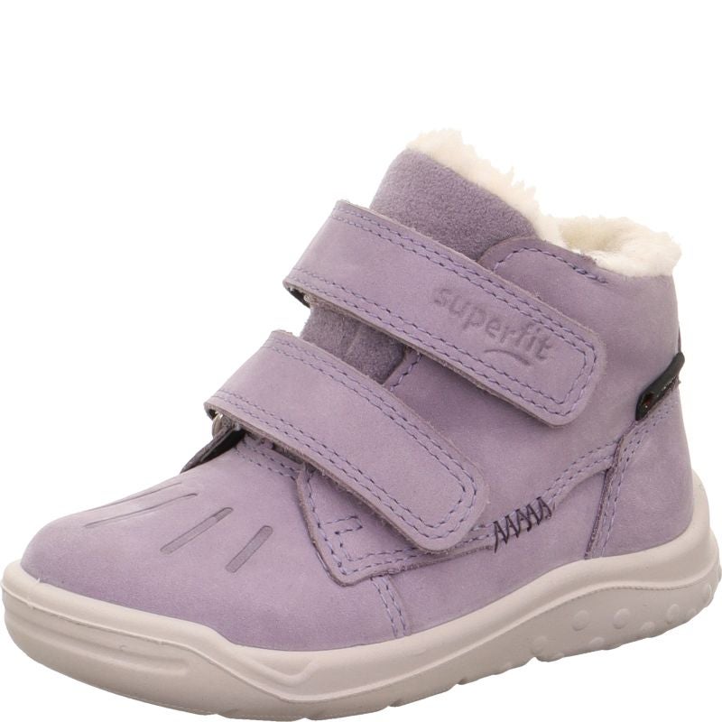 Superfit WHALEY Mädchen Sneaker high - Material: Leder/Textil in Lila