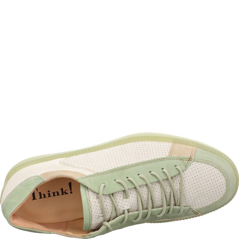 Think TURNA MEN Sneakers low - Material: Leather in Green