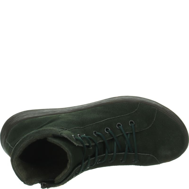 Think COMODA Ankle boot - Material: Leather in Green