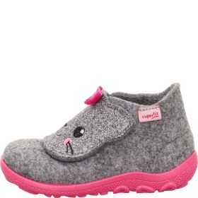 Superfit HAPPY OCTI Girls Slipper - Material: Textile in Grey