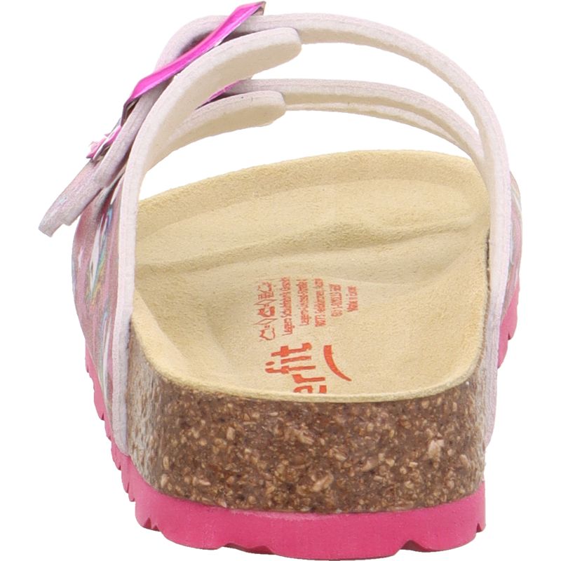 Superfit FUSSBETTPANTOFFEL Girls Slipper - Material: Sonstiges Material in Pink