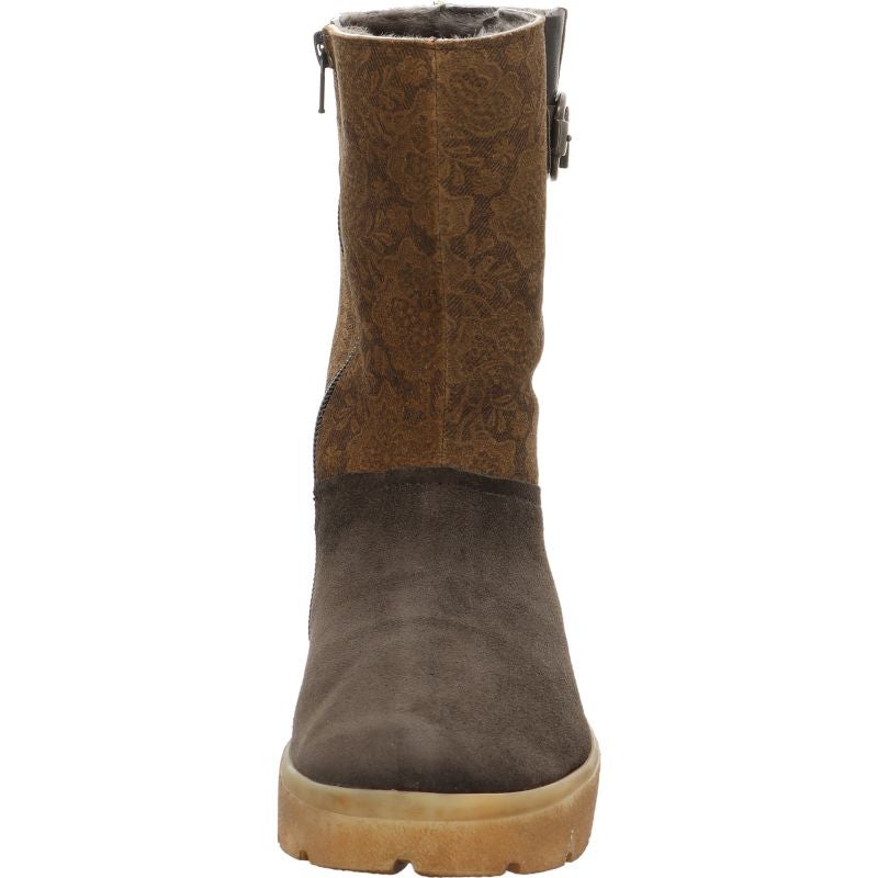 Think! CREPES Damen Stiefelette - Material: Leder in Braun