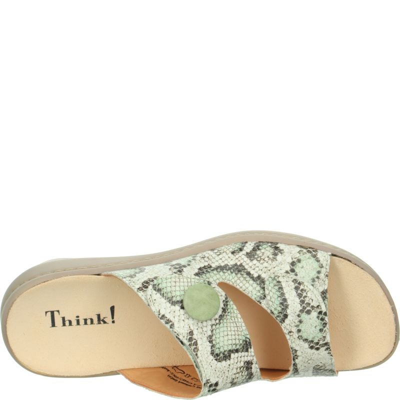 Think CAMILLADAMEN Mules - Material: Leather in Multicolored