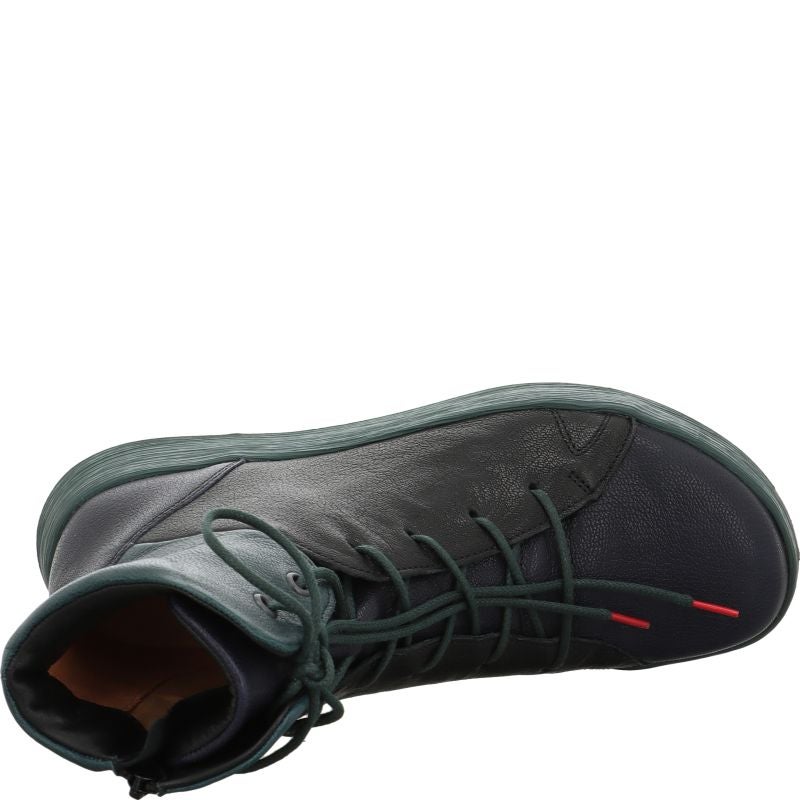 Think! COMODA Damen Stiefelette - Material: Leder in Blau