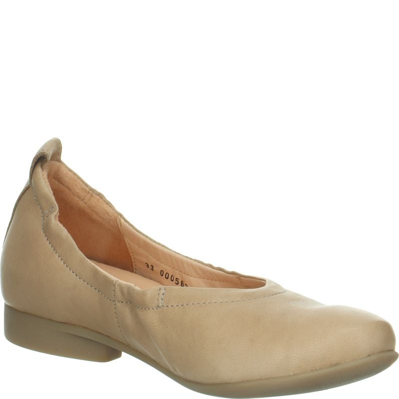 Think GUAD2 Woman Ballerina - Material: Leather in Beige
