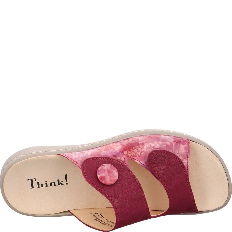 Think CAMILLA DAMEN Woman Mules - Material: Leather in Purple