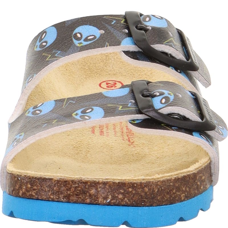 Superfit FUSSBETTPANTOFFEL Boys Slipper - Material: Sonstiges Material in Black