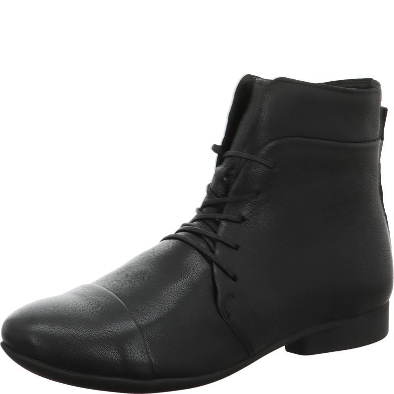 Think! GUAD2 Damen Stiefelette - Material: Leder in Schwarz