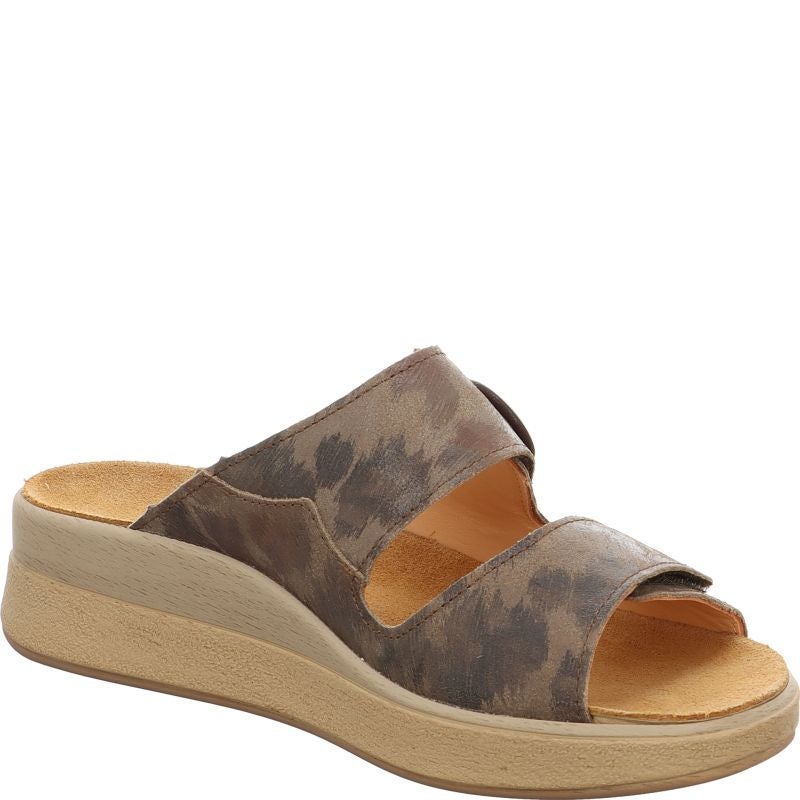 Think! MEGGIE Damen Pantolette - Material: Leder in Mehrfarbig