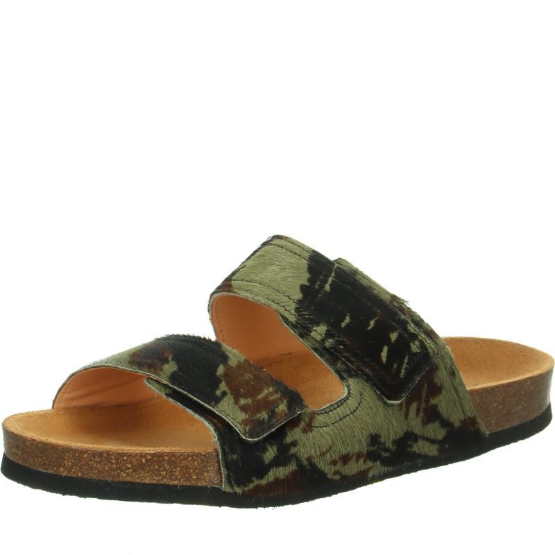 Think! WOLFI Herren Pantolette - Material: Leder in Mehrfarbig