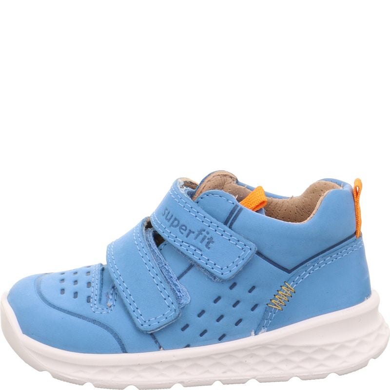 Superfit BREEZE Boys Sneakers low - Material: Leather in Blue