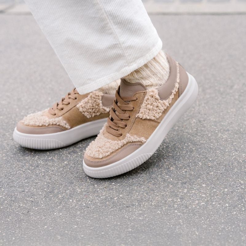 Legero T4 JUMP Damen Sneaker low - Material: Leder/Textil in Beige