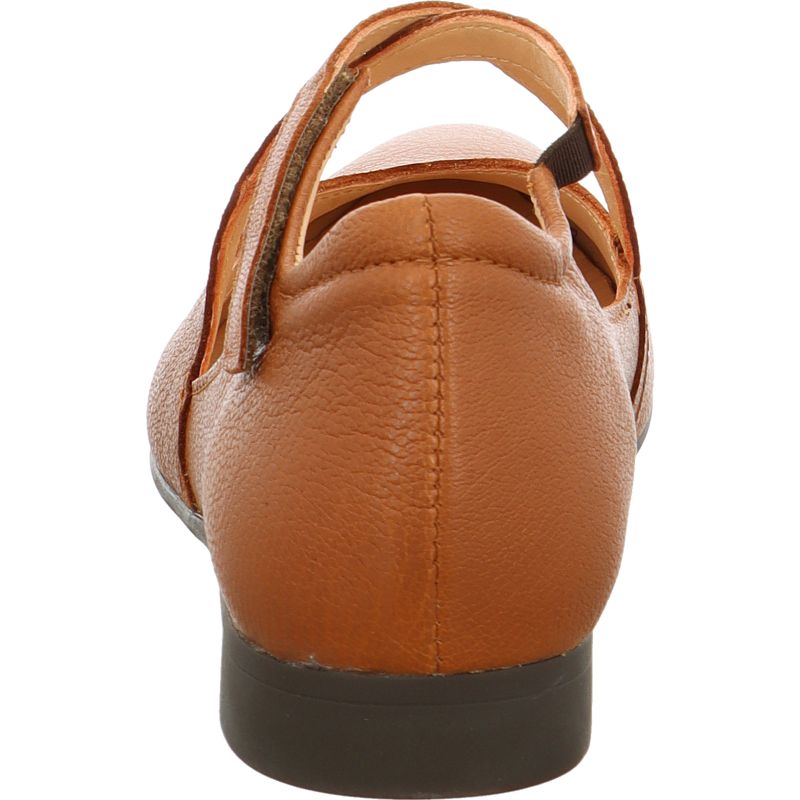 Think GUAD2 Woman Ballerina - Material: Leather in Brown