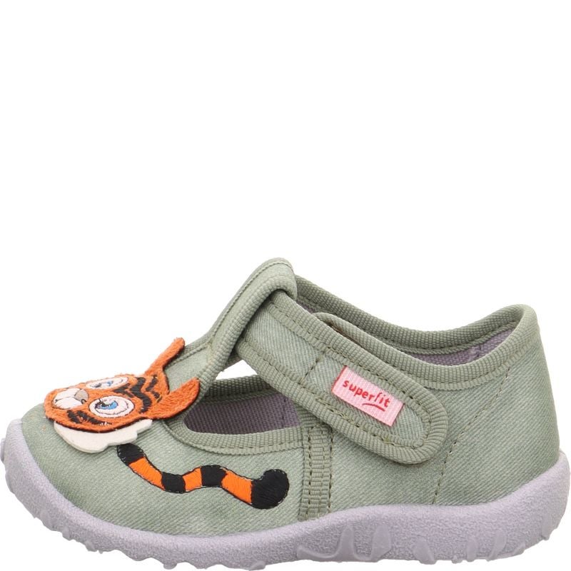 Superfit SPOTTY Boys Slipper - Material: Textile in Green