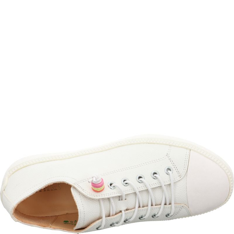 Think TURNA WOMEN Woman Sneakers low - Material: Leather in White