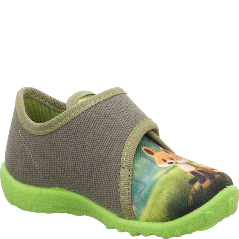 Superfit SPOTTY Boys Slipper - Material: Textile in Green