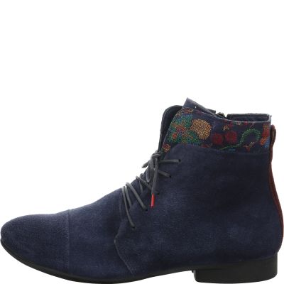 Think GUAD2 Woman Ankle Boot - Material: Leather in Blue