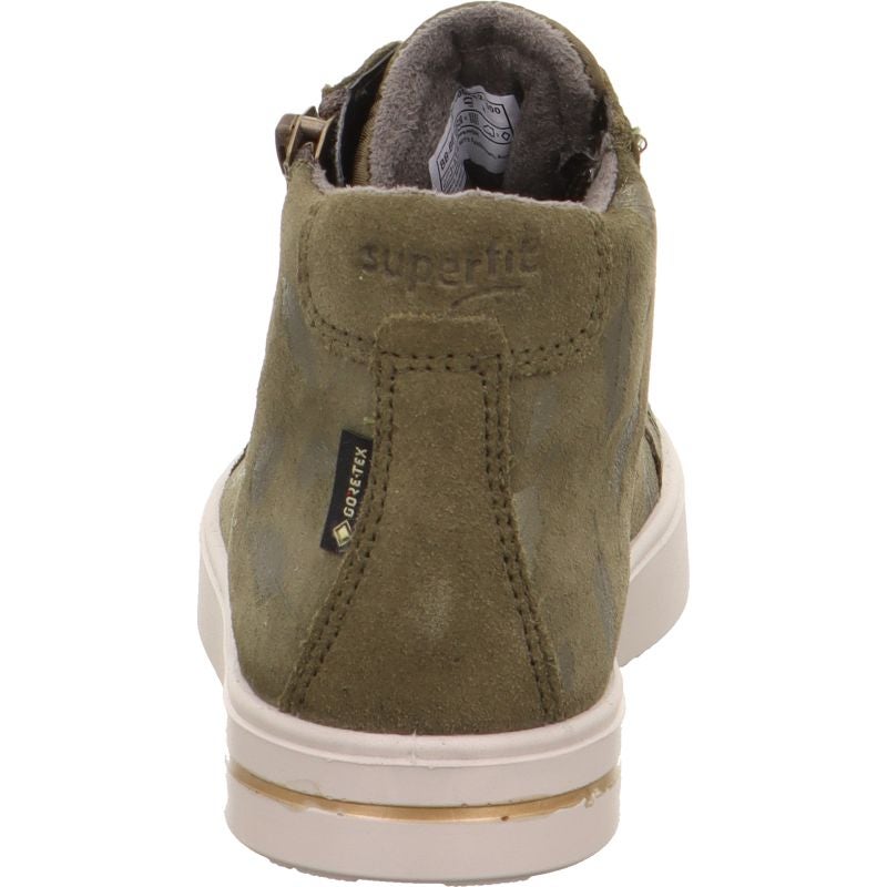 Superfit STELLA Mädchen Sneaker high - Material: Leder/Textil in Grün