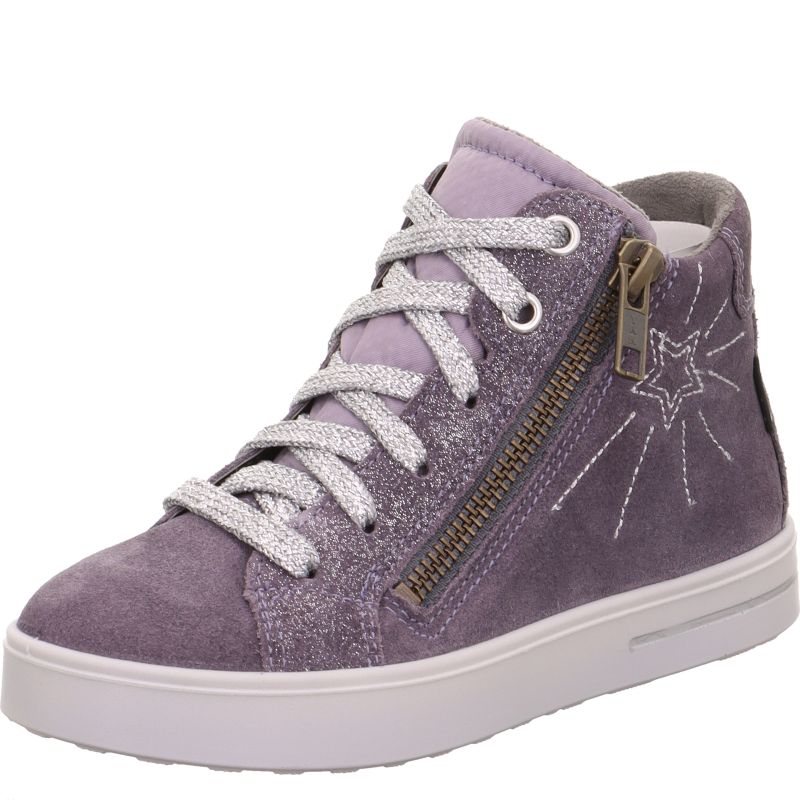 Superfit STELLA Girls Sneakers high - Material: Leather/Textil in Purple