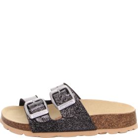 Superfit FUSSBETTPANTOFFEL Girls Slipper - Material: Sonstiges Material in Black