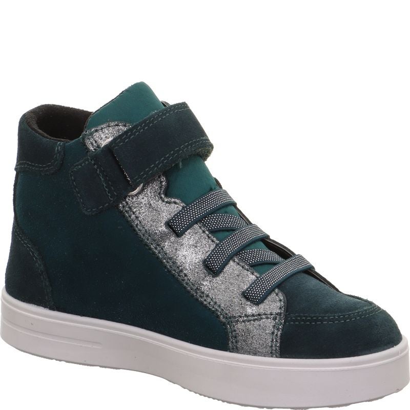 Superfit STELLA Mädchen Sneaker high - Material: Leder/Textil in Grün
