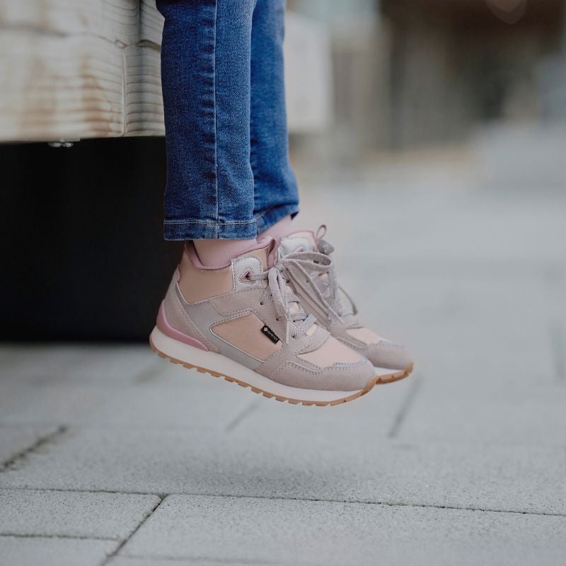 Superfit DASH Mädchen Sneaker high - Material: Leder/Sonstiges Material/Textil in Beige