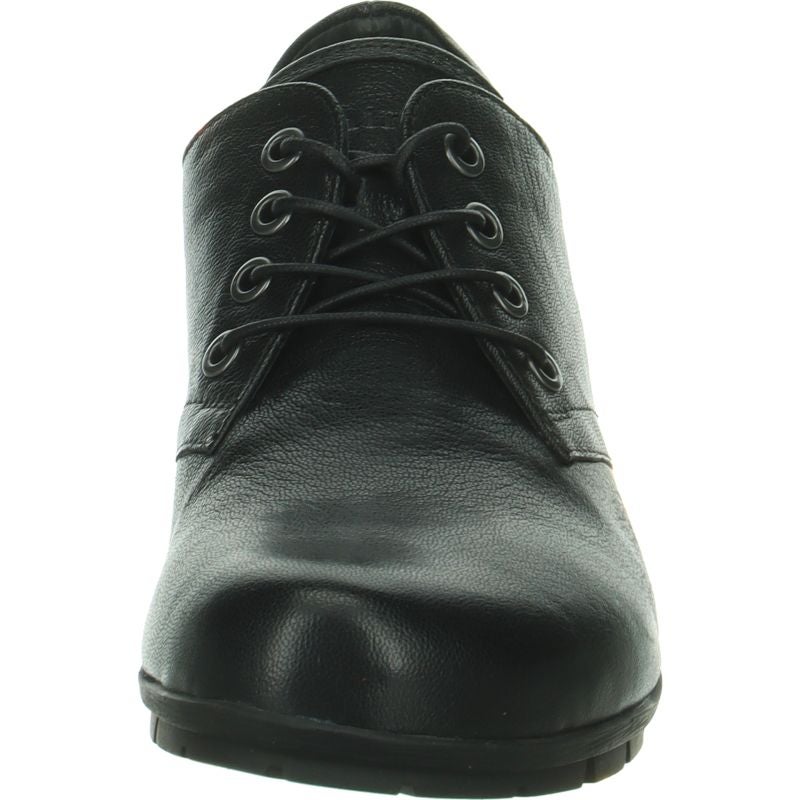 Think! MENSCHA Schnürschuh - Material: Leder in Schwarz