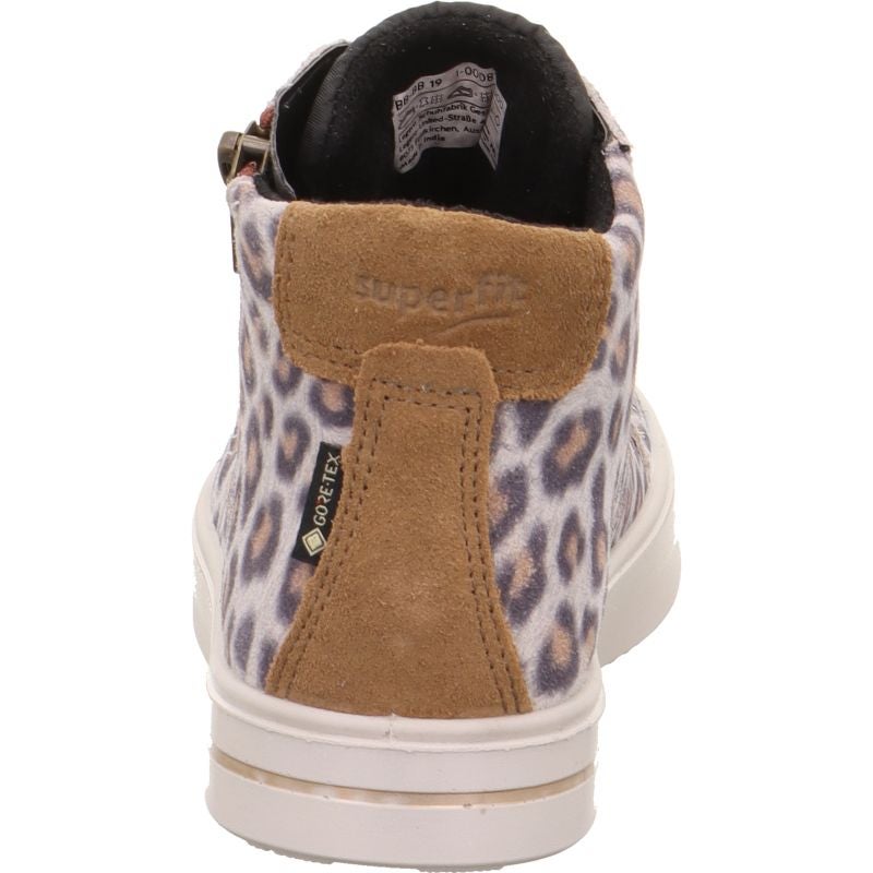 Superfit STELLA Mädchen Sneaker high - Material: Leder/Textil in Braun