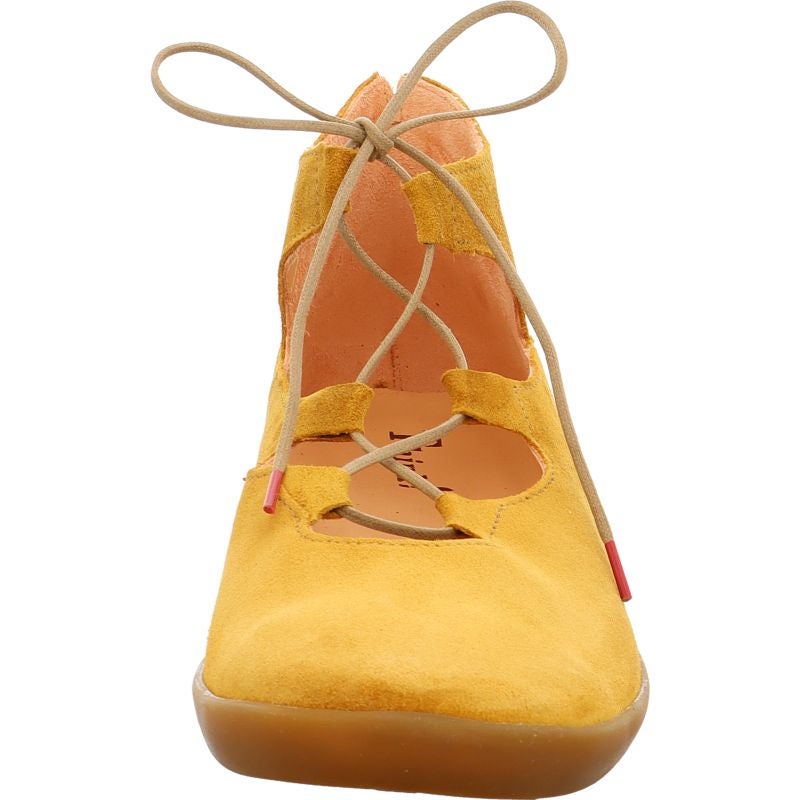 Think NATURE Woman Ballerina - Material: Leather in Brown