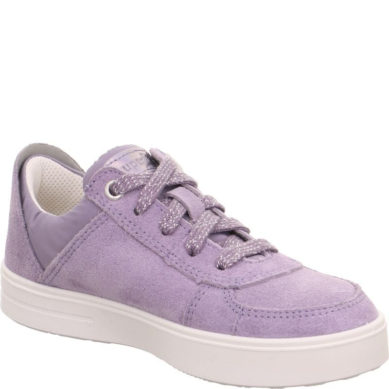 Superfit STELLA Sneaker low - Material: Leder/Sonstiges Material/Textil in Lila