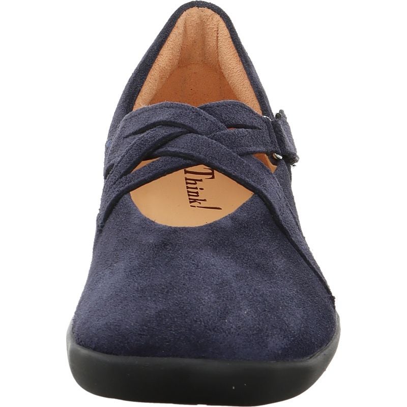 Think NATURE Ballerina - Material: Leather in Blue