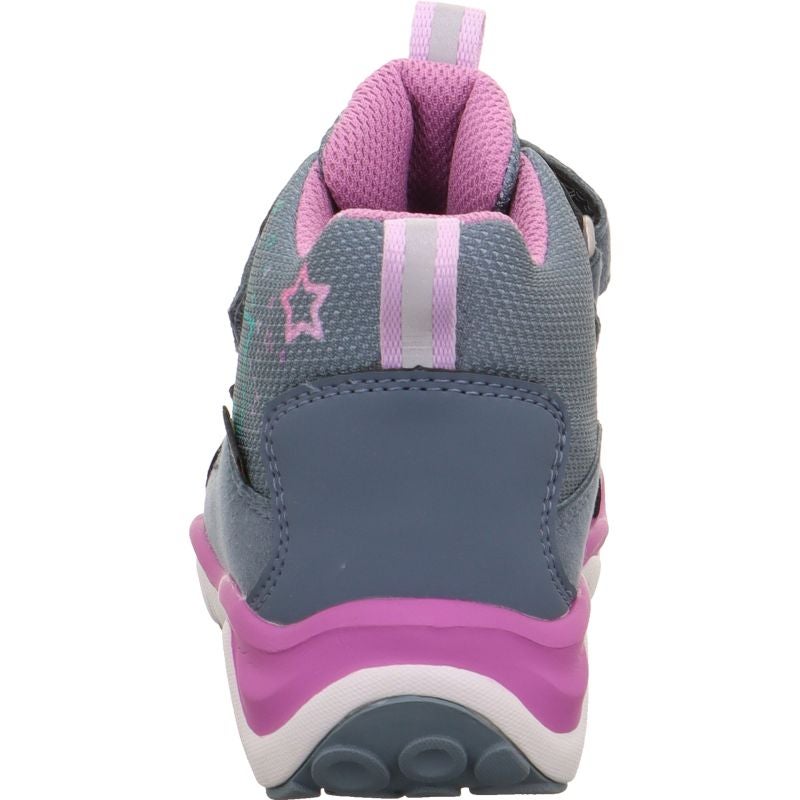 Superfit SPORT5 Mädchen Sneaker high - Material: Textil/Sonstiges Material in Blau
