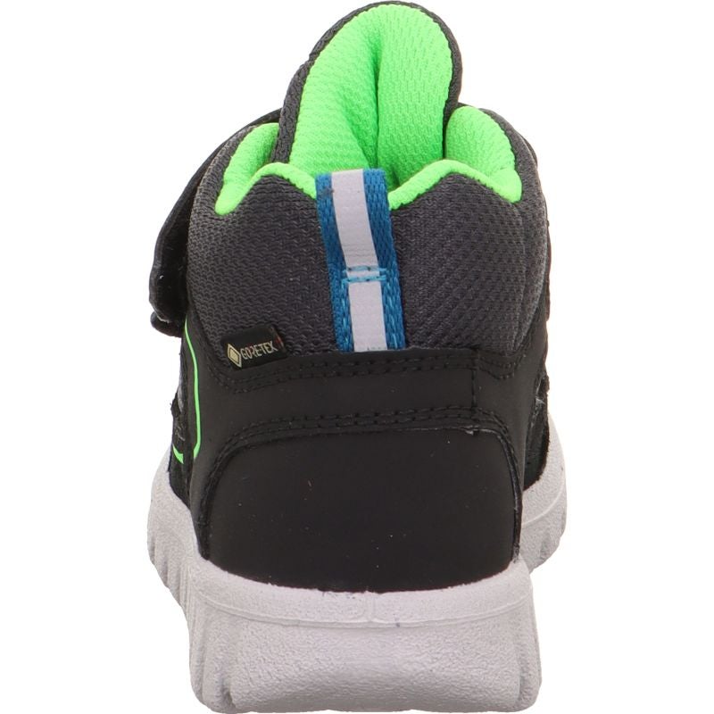 Superfit SPORT7 MINI Unisex | Boys Sneakers high - Material: Leder/Sonstiges Material/Texti in Black