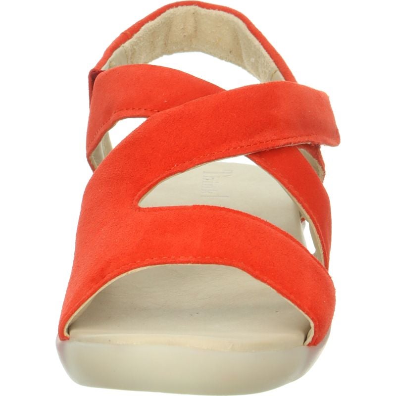 Think NATURE SAND Woman  - Material: Leather in Red