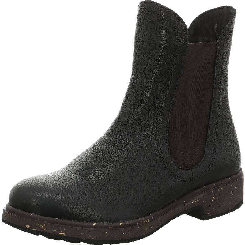 Think COGITA Woman Cheslea boot - Material: Leather in Black