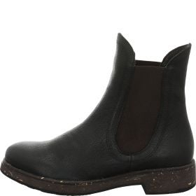 Think! COGITA Damen Chelsea Boots - Material: Leder in Schwarz