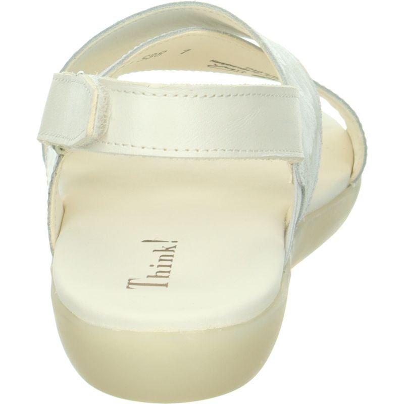 Think NATURE SAND Woman  - Material: Leather in White