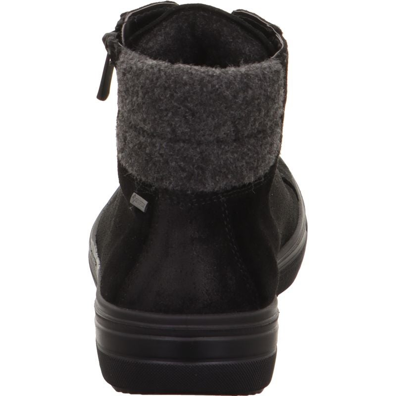 legero MILENA Damen Sneaker high - Material: Leder/Textil in Schwarz