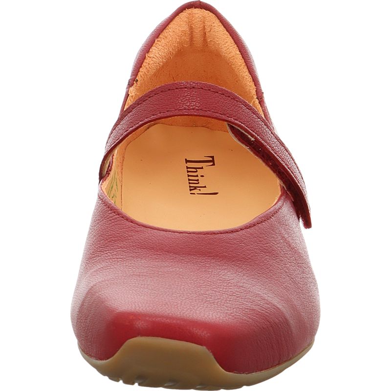 Think GAUDI Ballerina - Material: Leather in Red