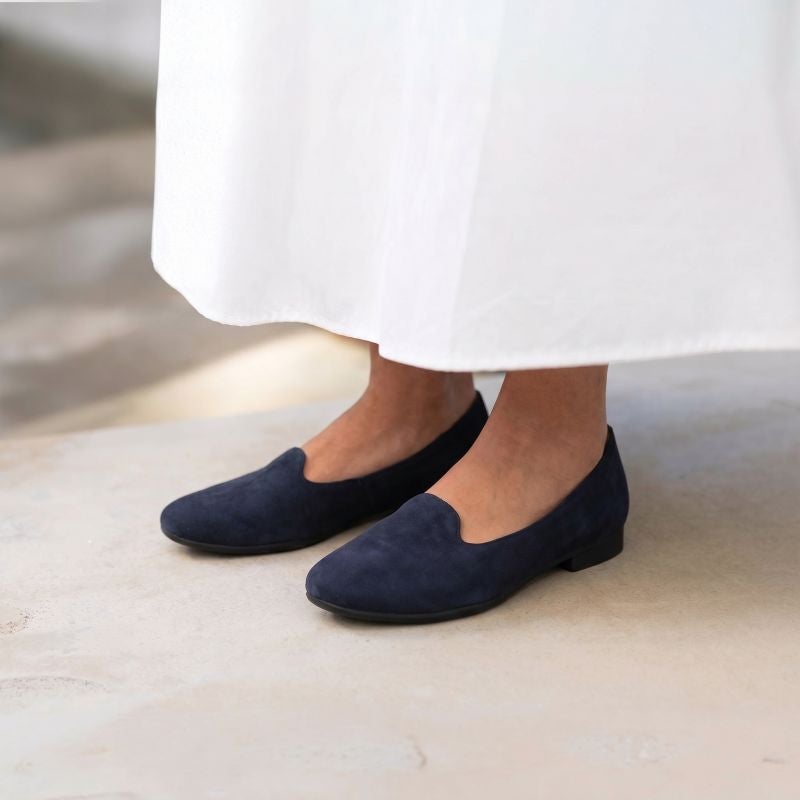 Think GUAD2 Woman Ballerina - Material: Leather in Blue