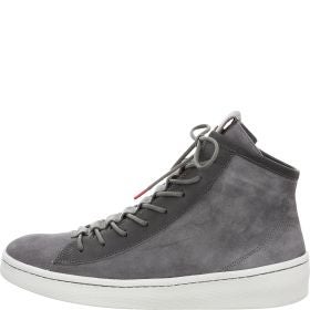 Think KUMI Woman Sneakers high - Material: Leather in Grey