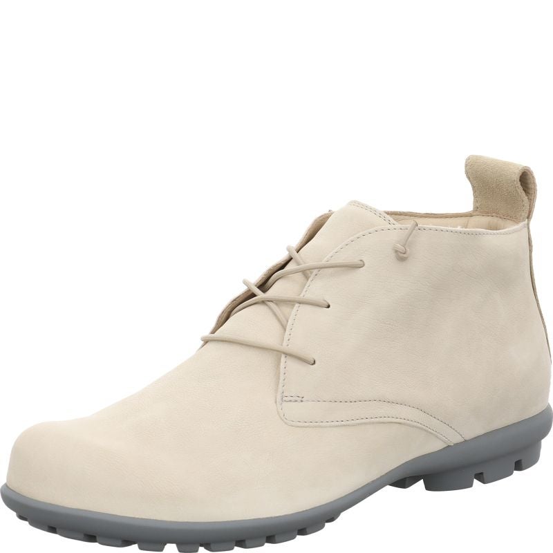 Think KONG HERREN Ankle boot - Material: Leather in Beige