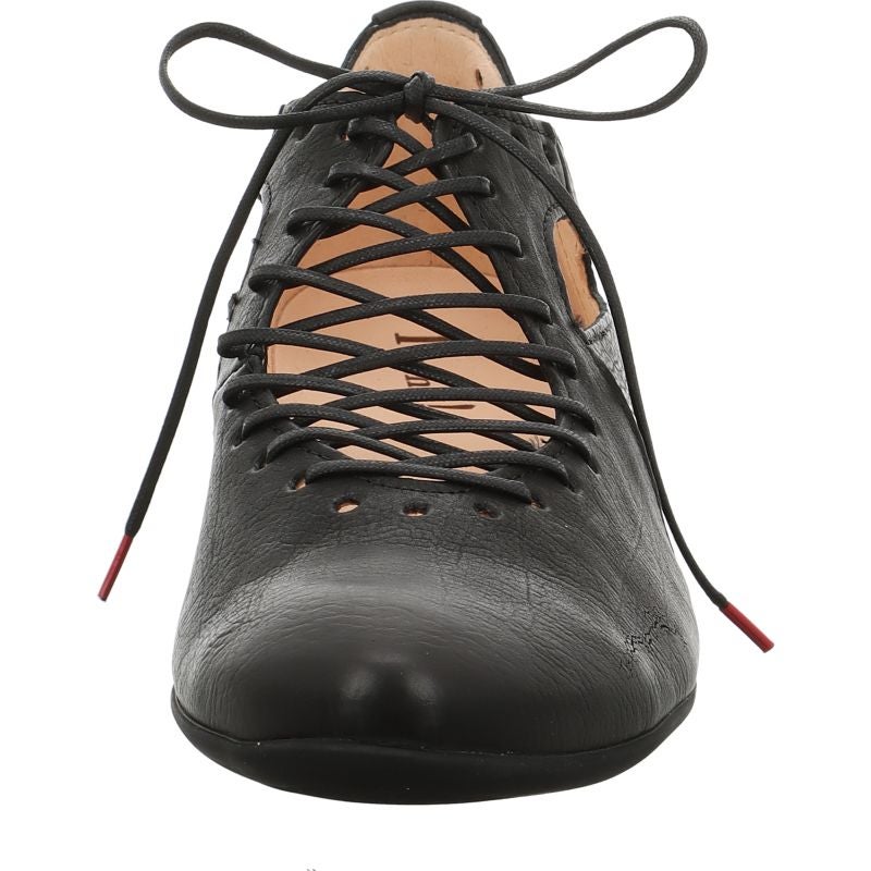 Think GUAD2 Woman Lace up shoe - Material: Leather in Black