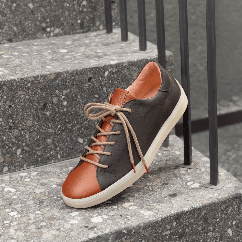 Think TURNA MEN Men Sneakers low - Material: Leather in Brown