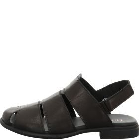 Think! KAMAA Damen Sandale - Material: Leder in Schwarz