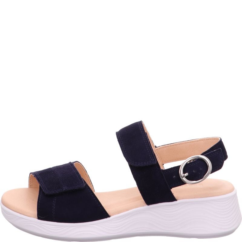 Legero SWING Damen Sandale - Material: Leder in Blau