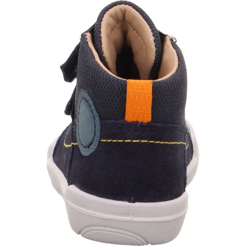 Superfit SUPERFREE Unisex, Boys Sneakers high - Material: Leather/Textil in Blue