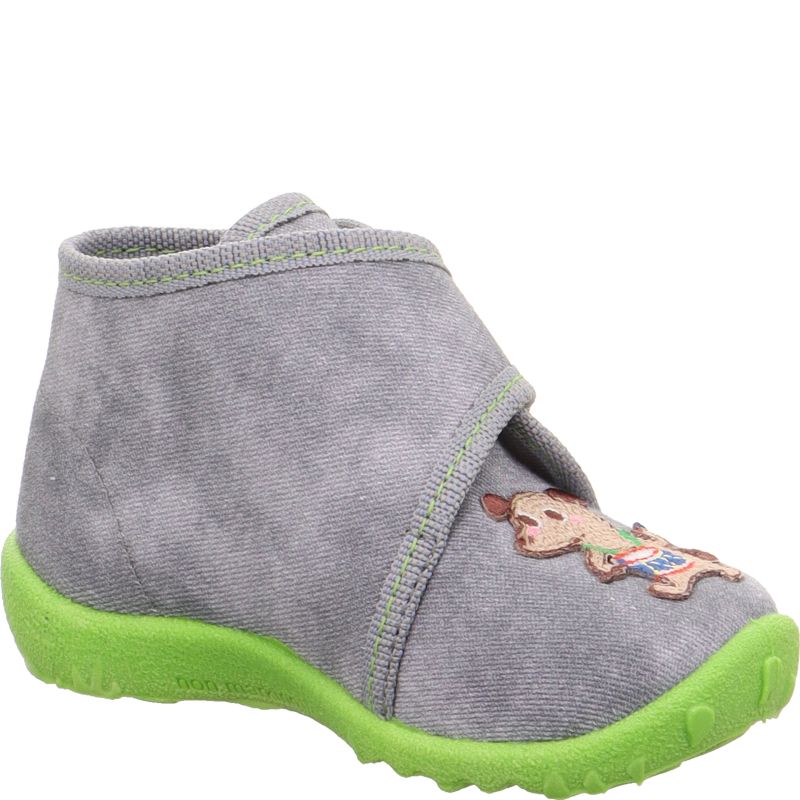 Superfit SPOTTY Boys Slipper - Material: Textile in Grey