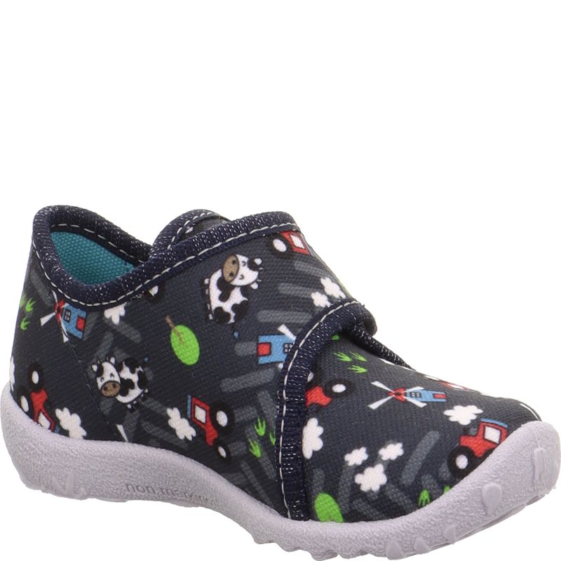 Superfit SPOTTY Boys Slipper - Material: Textile in Blue