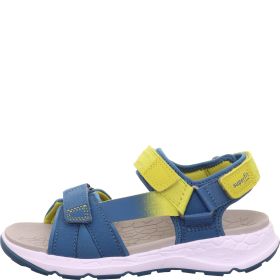 Superfit CRISS CROSS Sandale - Material: Textil/Sonstiges Material in Blau